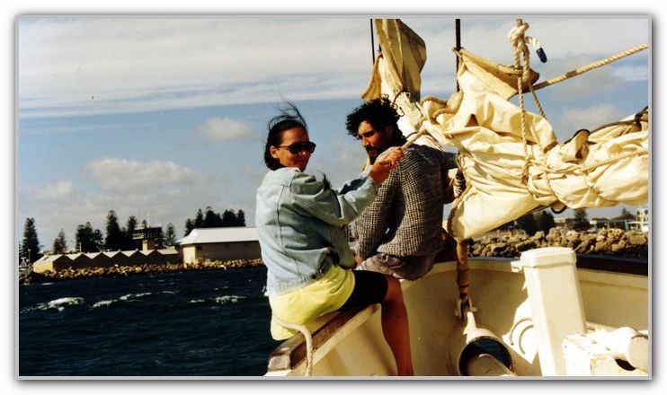 FJ & Sandy on the Willy Circa 1994